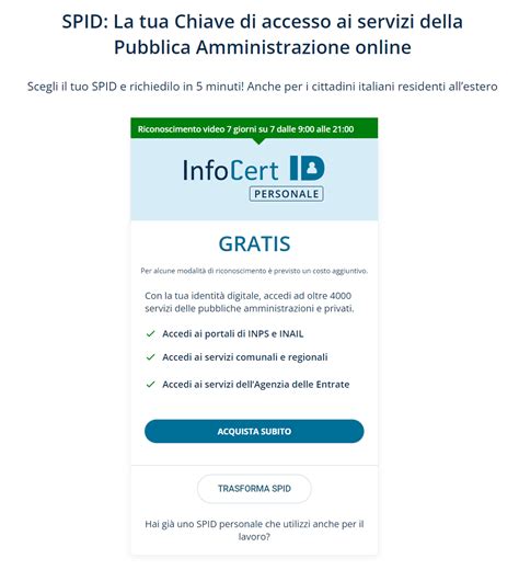 infocert down|SPID: Identità Digitale .